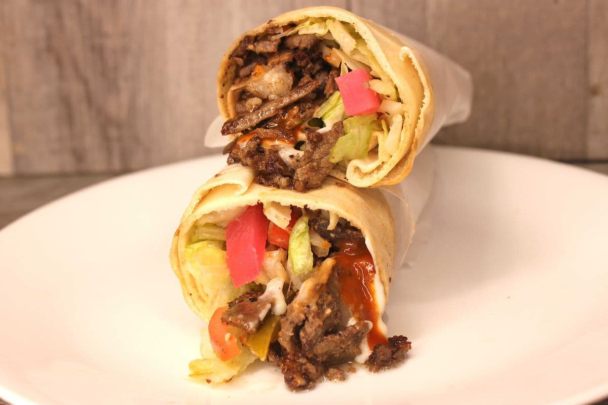 Beef Shawarma Wrap