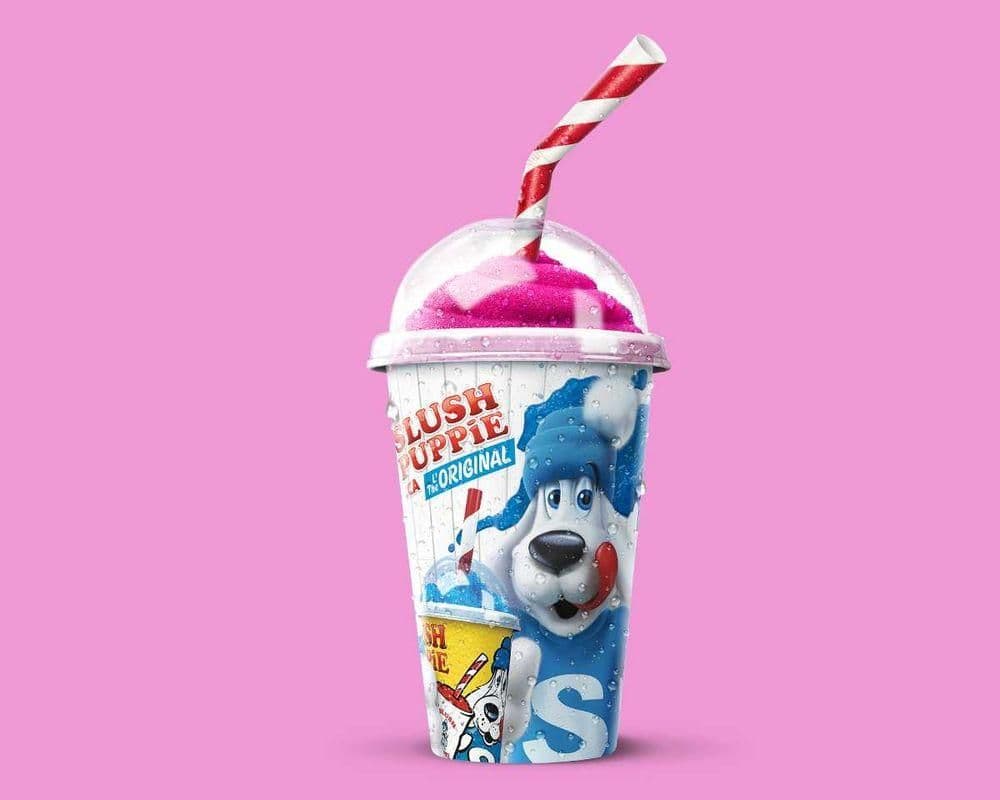 Small Bubble Gum Slush Puppie