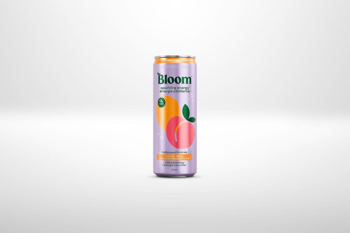 Bloom Sparkling Energy Peach Mango (355 ml)
