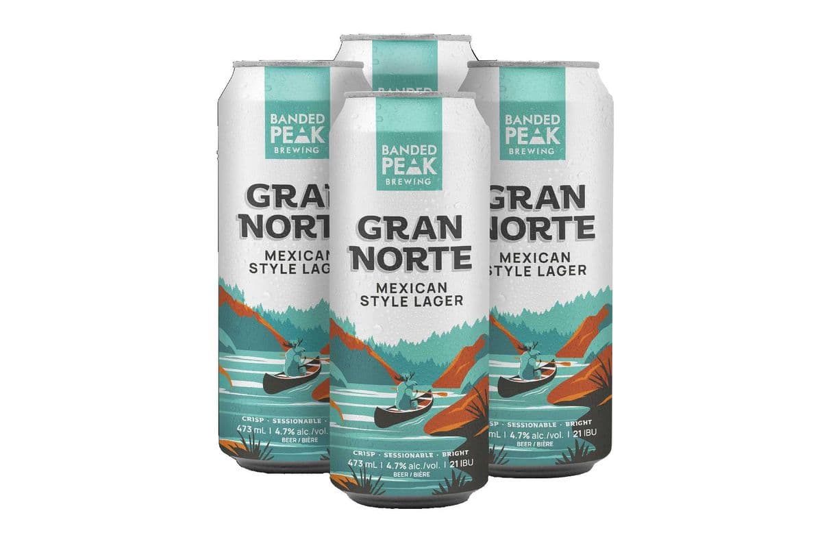 Banded Peak Gran Norte Mexican Lager-4PK (4 x 473ml)