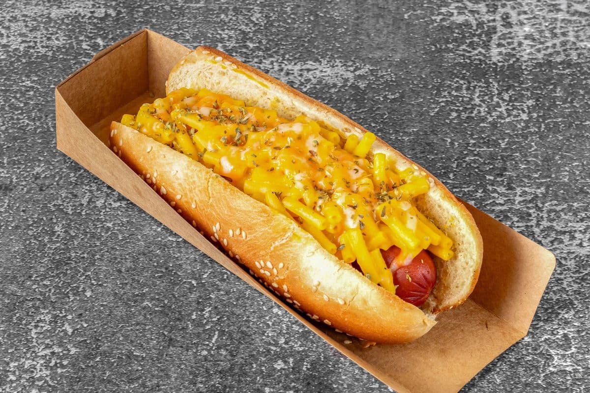 Mac and Cheese Dog