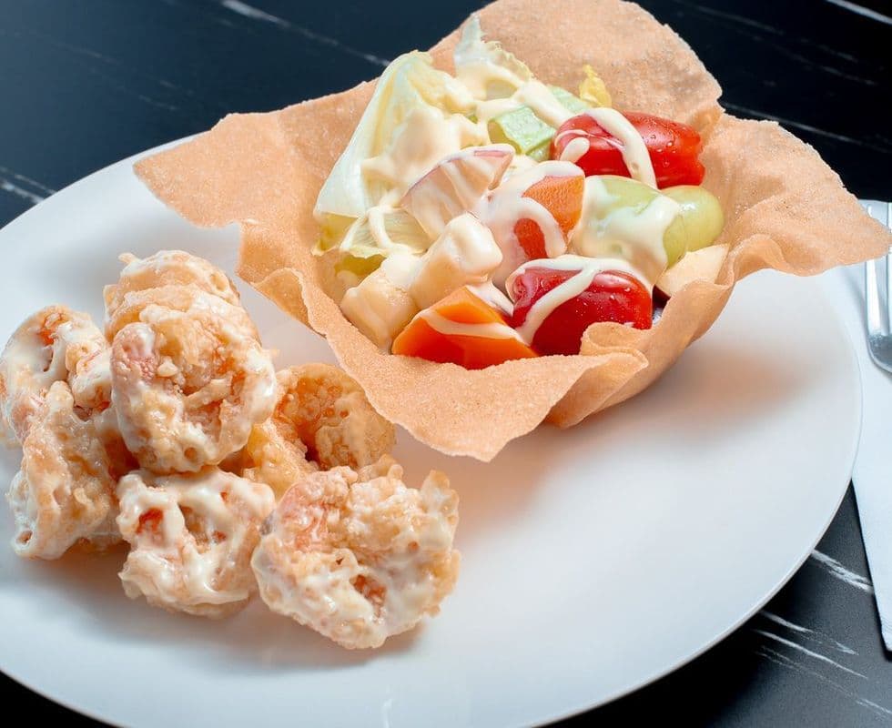 Prawn Salad In Cream Sauce