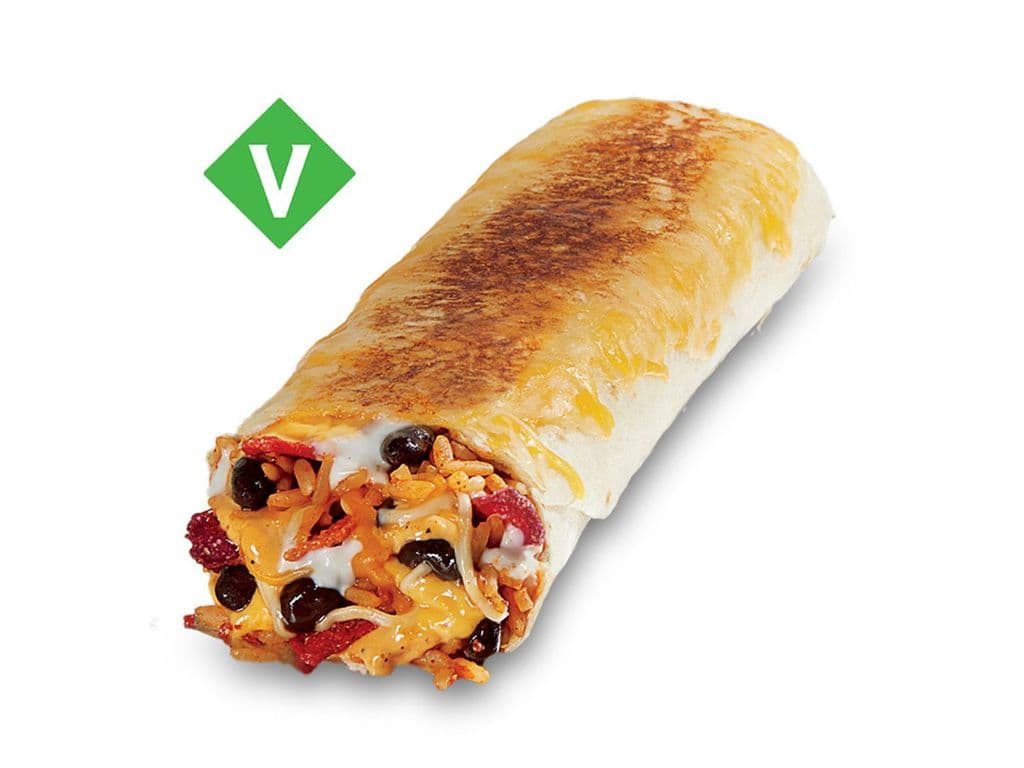 Black Bean Grilled Cheesy Burrito