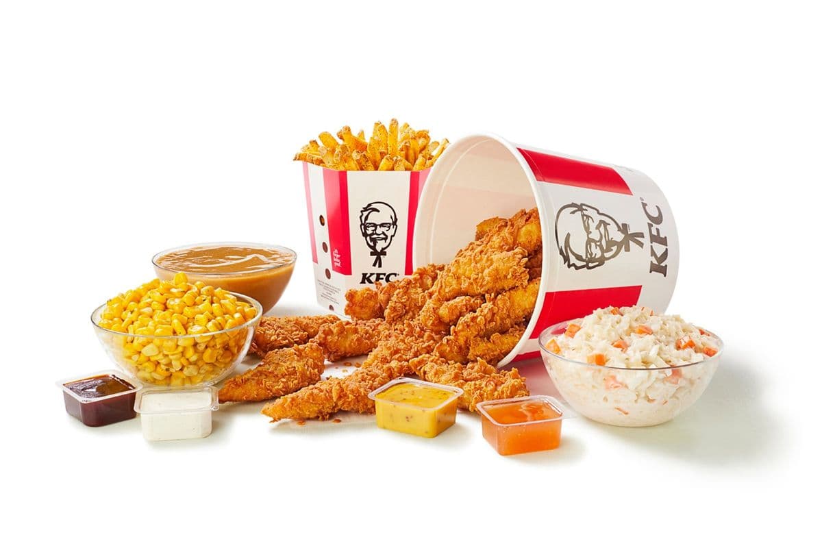 14-Piece Tenders Bucket and 4 Large Sides