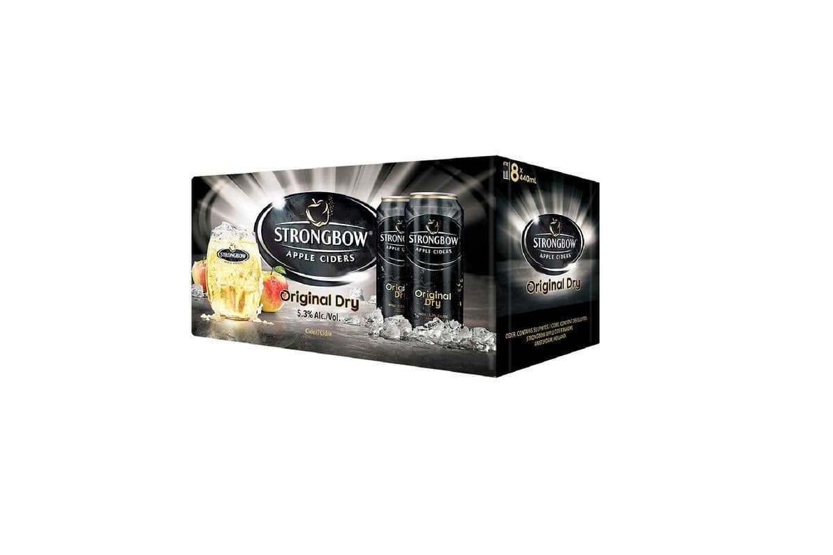 Strongbow Cider (8 Pack Cans) (8 x 440 ml Cans)