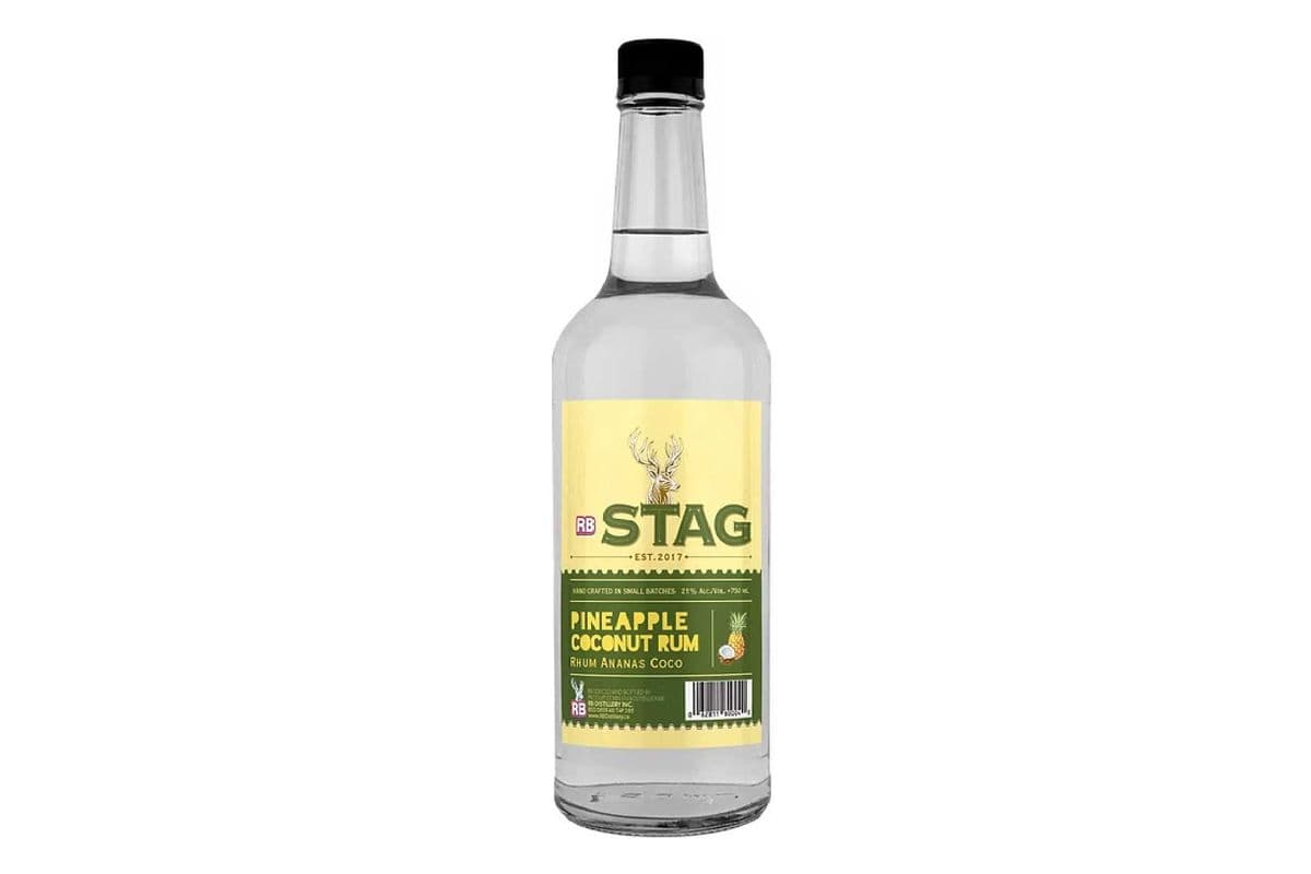 STAG Pineapple Coconut Rum-750ml (1 x 750ml)