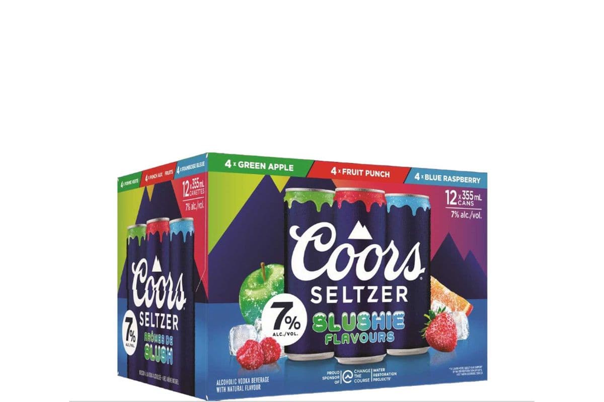 Coors Slushie Seltzer 12PK 7% (12 x 355ml)