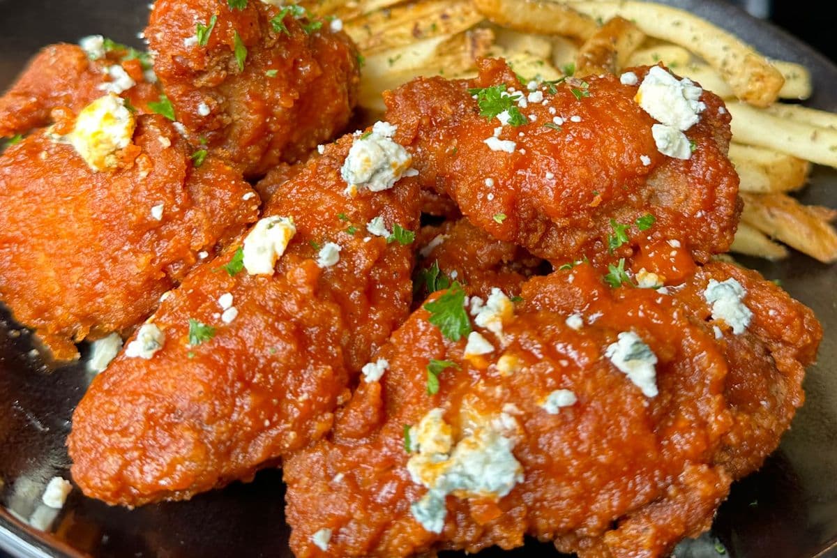 Wings no fries