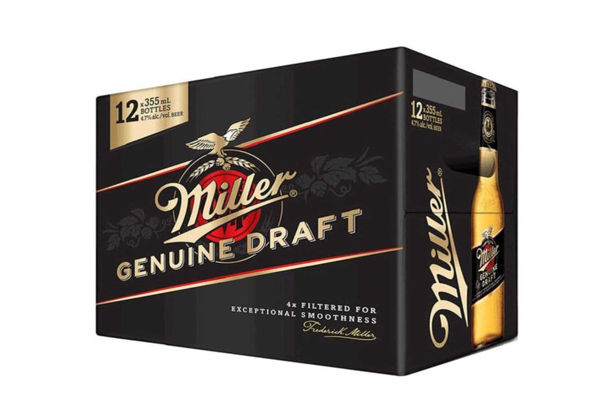 Miller Gen Draft 12 bottles (12 x 341 ml Bottle)