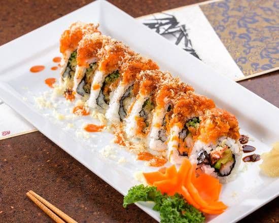 161. Spicy Salmon Dragon Roll