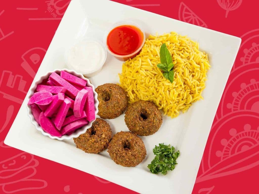 M Falafel On Rice