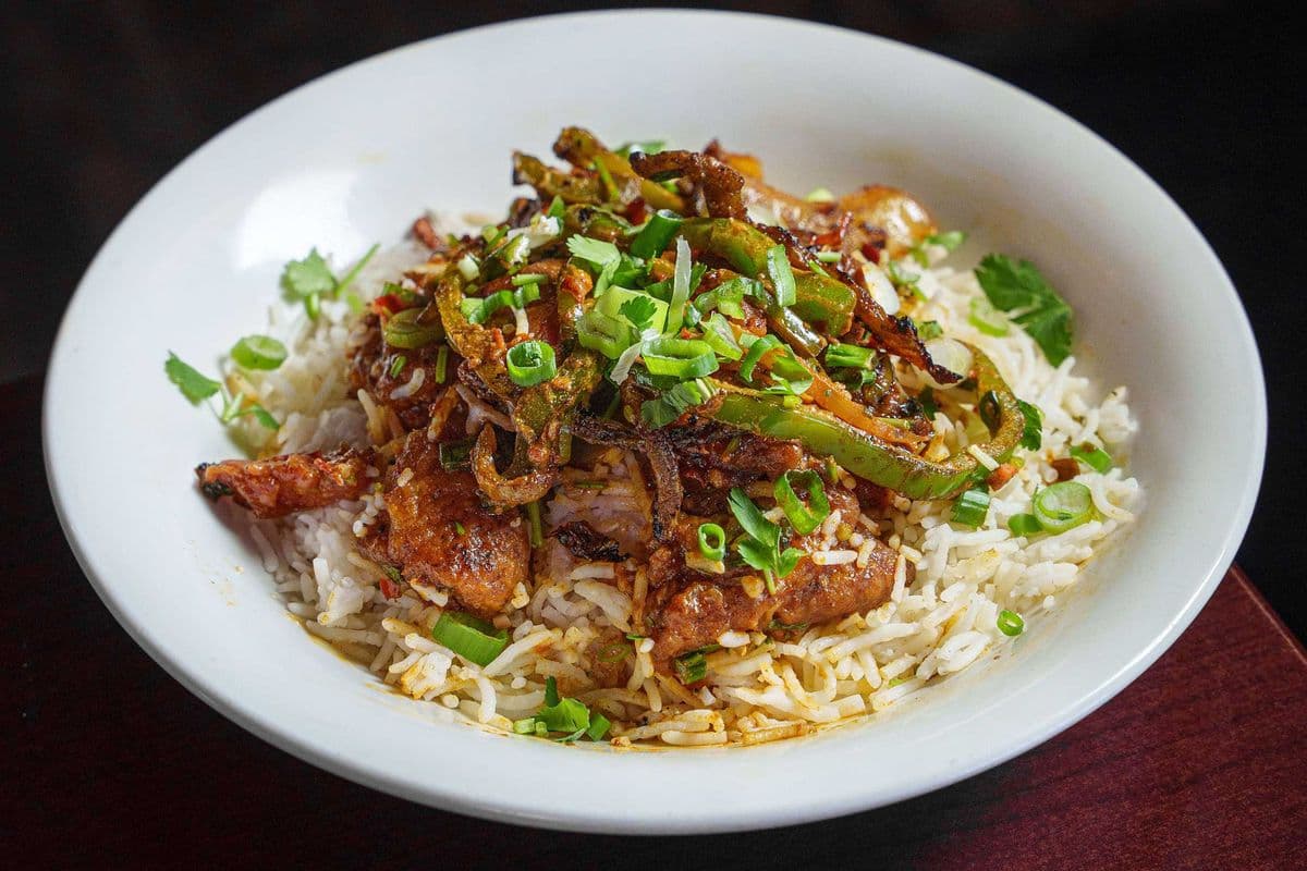 Chicken 65 With Rice