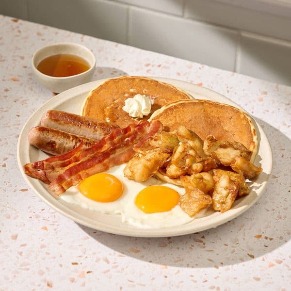 Nat's Hearty Breakfast - with Pancakes
