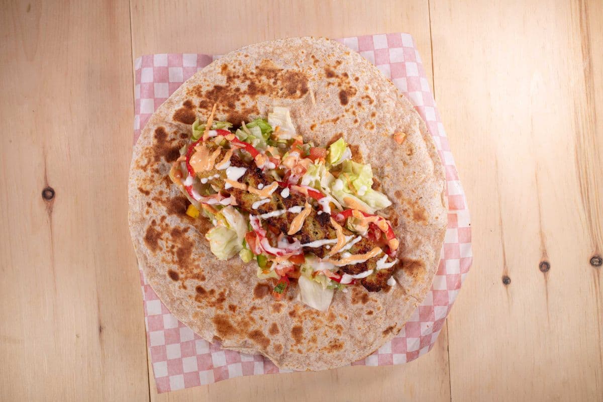 Afghan Chicken Kofta Wrap