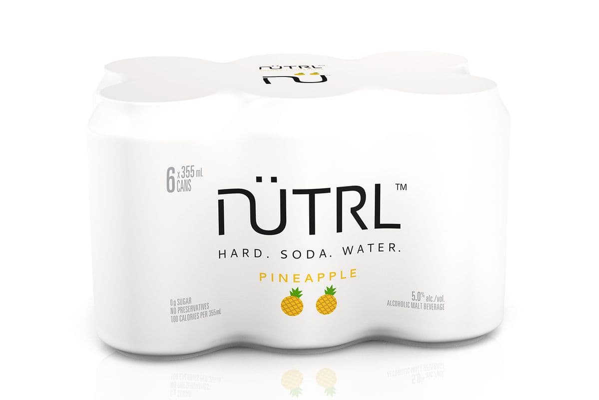 Nutrl Pineapple Vodka Soda (6 x 355 ml)