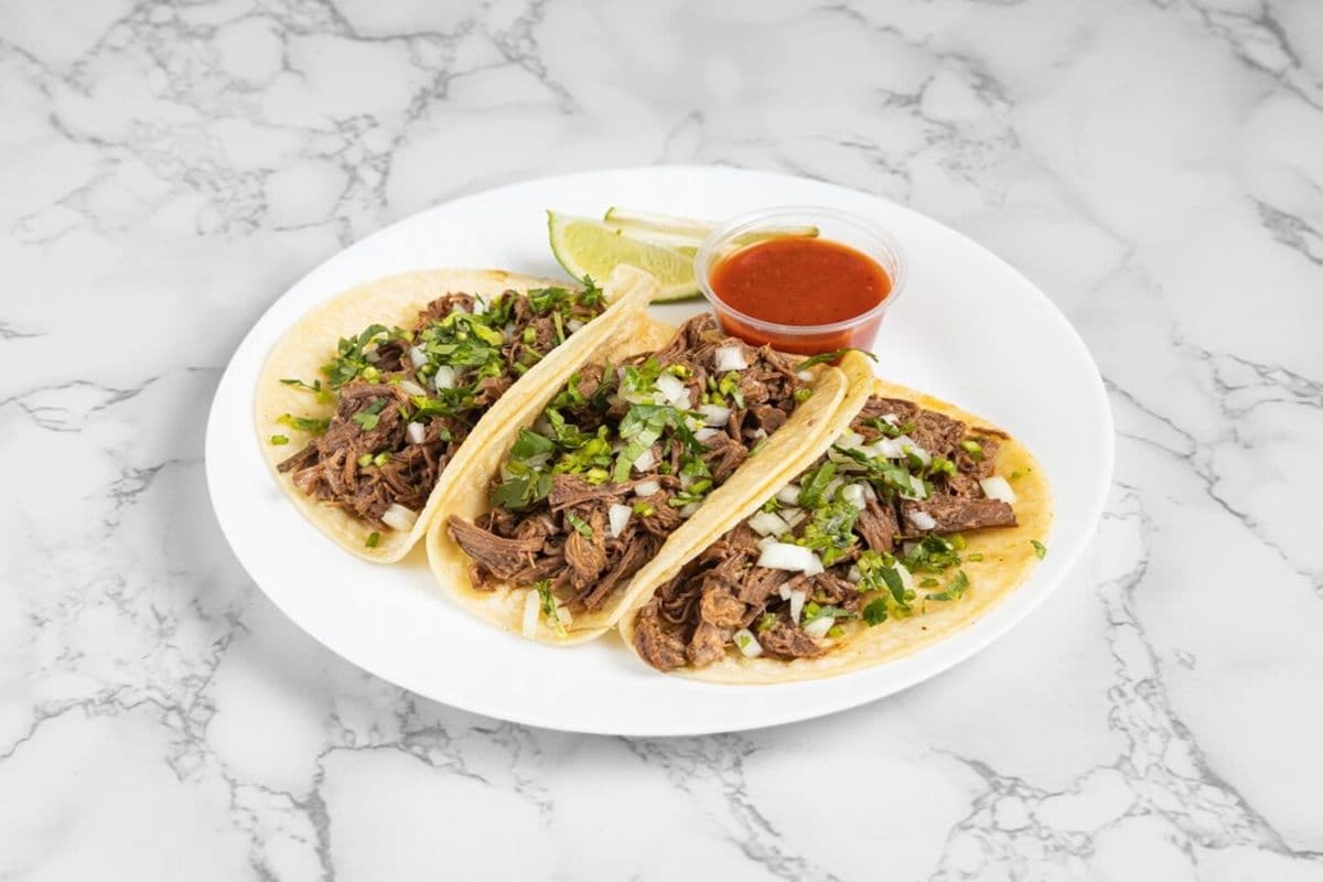 Barbacoa Tacos (3 tacos per serving)