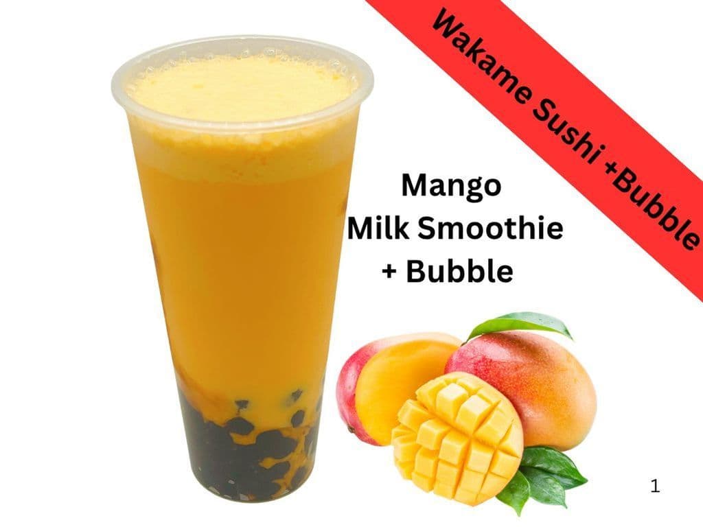 Mango Smoothie+Bubble