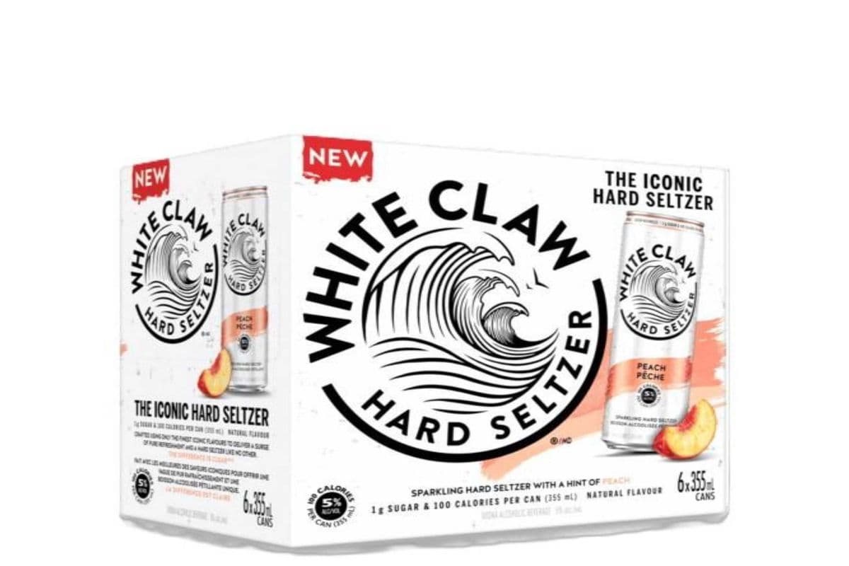 WHITE CLAW PEACH-6PACK (6 x 6*355ML )