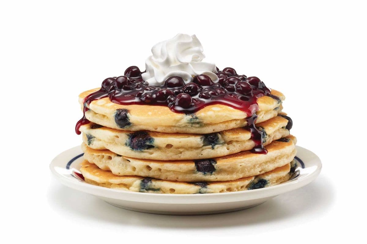 Double Blueberry Pancakes (4 pcs)