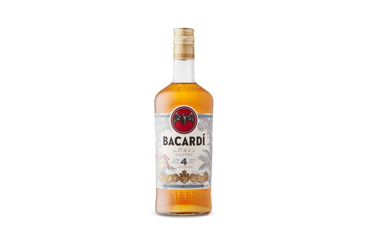 Bacardi Anejo 4 Yo Rum (750 ml Bottle) (1 x 750ml)
