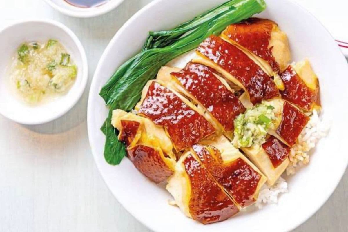 Soy sauce Chicken with Rice - 豉油雞飯