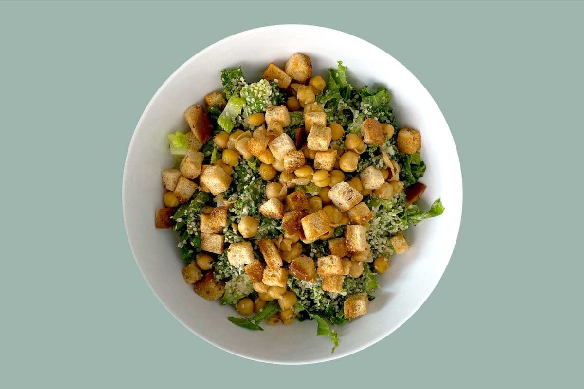 Kale Caesar Salad (22g protein)