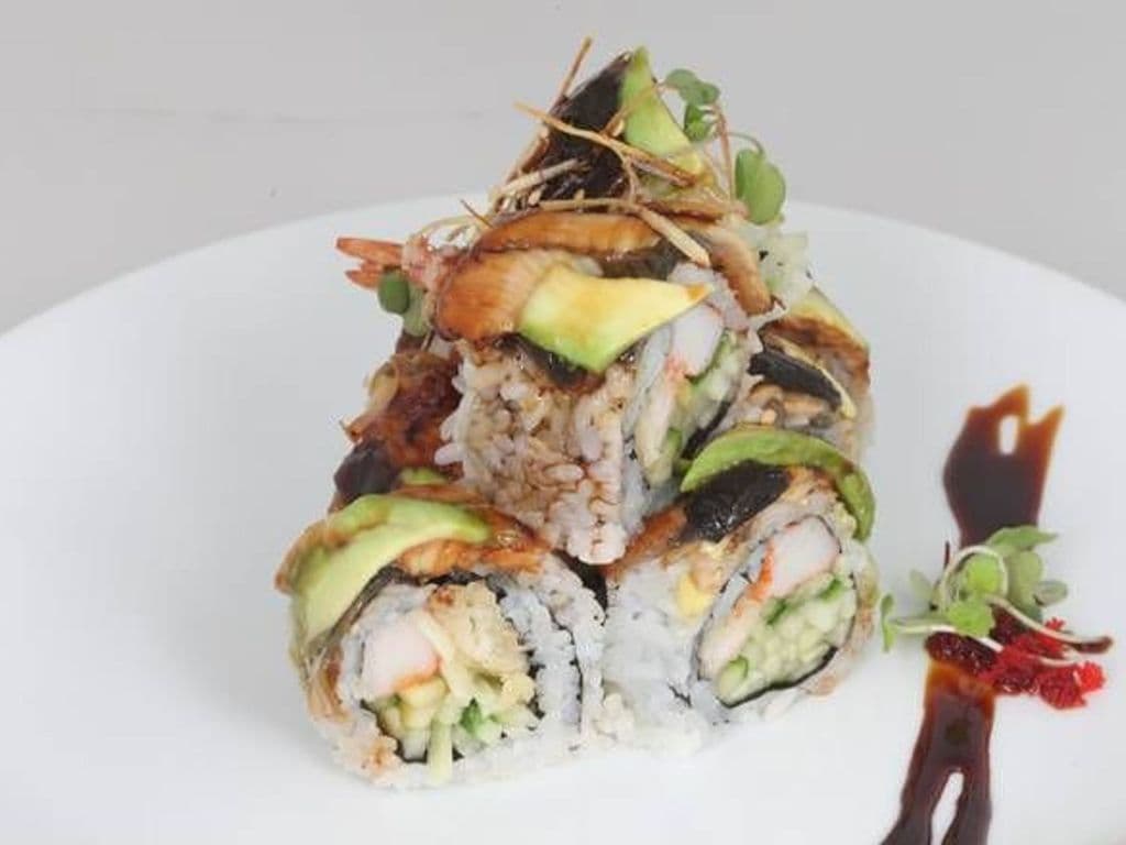 Eel dragon roll （5 pieces) 