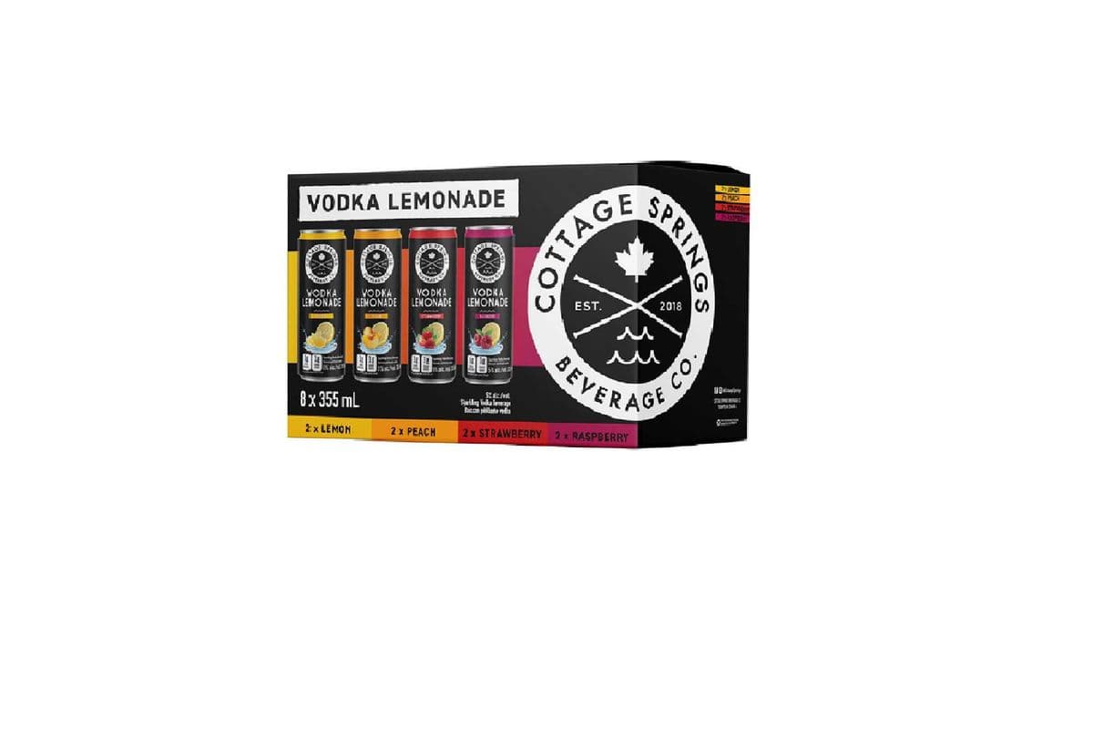 Cottage Springs Vodka Lemonade Mixed Pack (8 x 355ml cans)