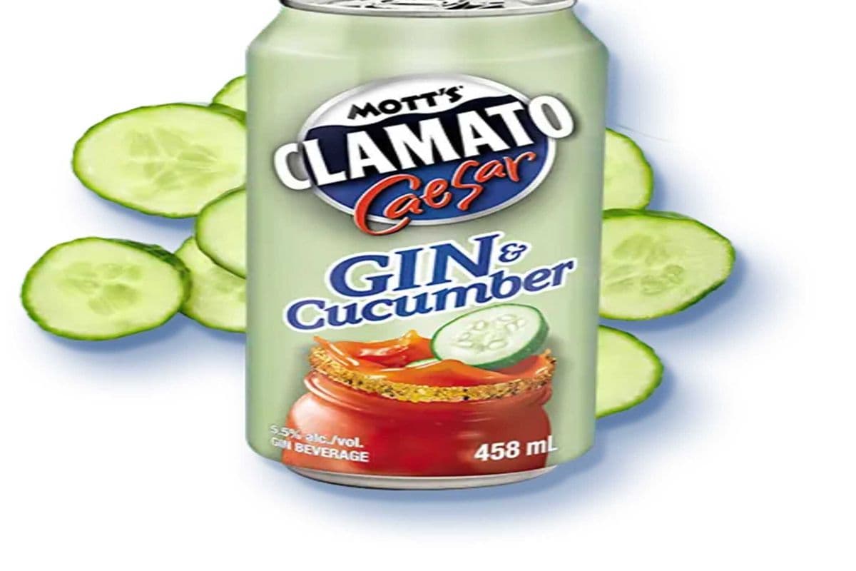 MOTT'S CLAMATO CUCUMBER GIN CAESAR 4*458ml (4 x 458ML)