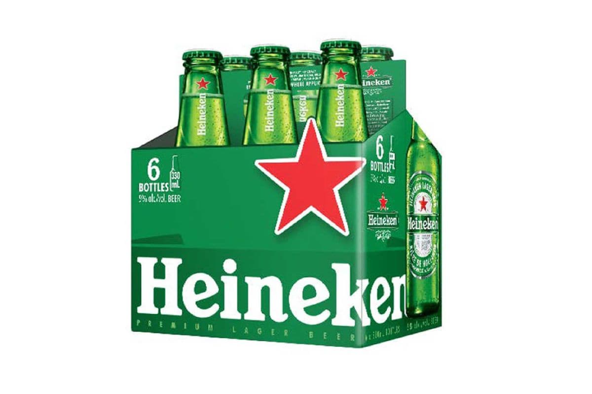 Heineken (6 x 330 ml Bottles)