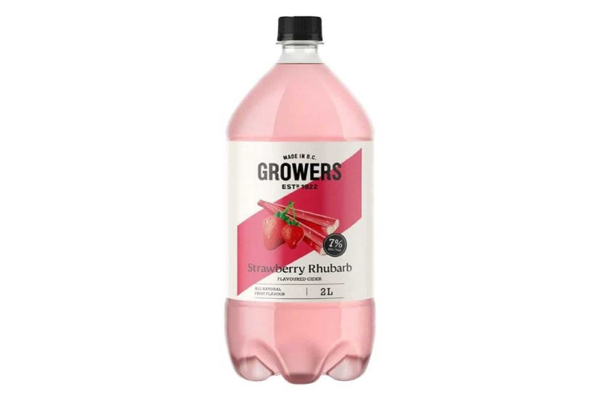 GROWERS STRAWBERRY RHUBARB (1 x 2 L)