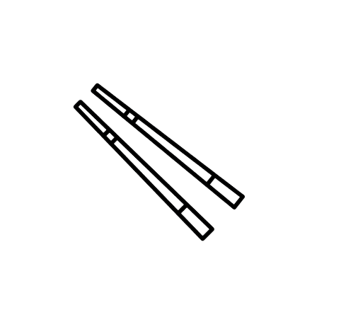 Nombre de baguettes requises / Number of Chopsticks