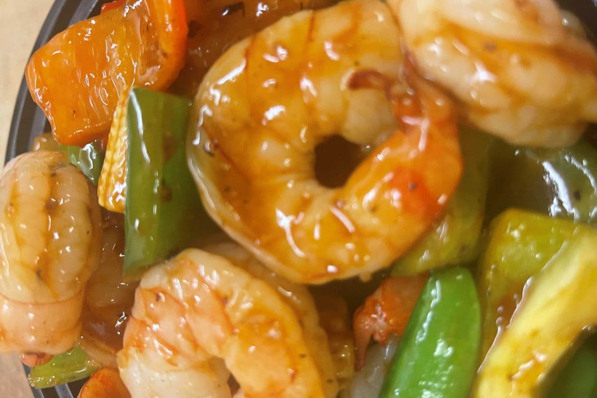 Prawns with Black Bean Sauce