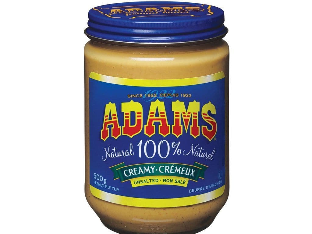 Adams Peanut Butter Creamy Unsalted (500 gm)