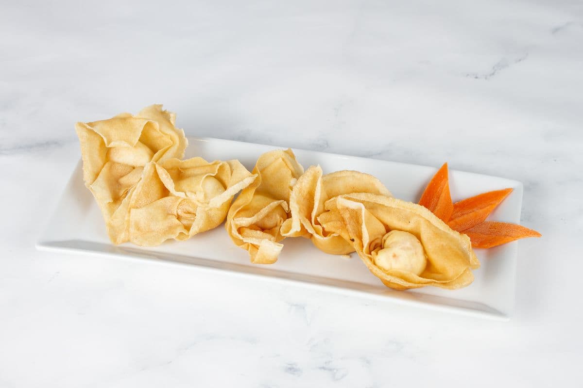 9. Fried Cream Cheese and Shrimp Puffs (5 pcs)