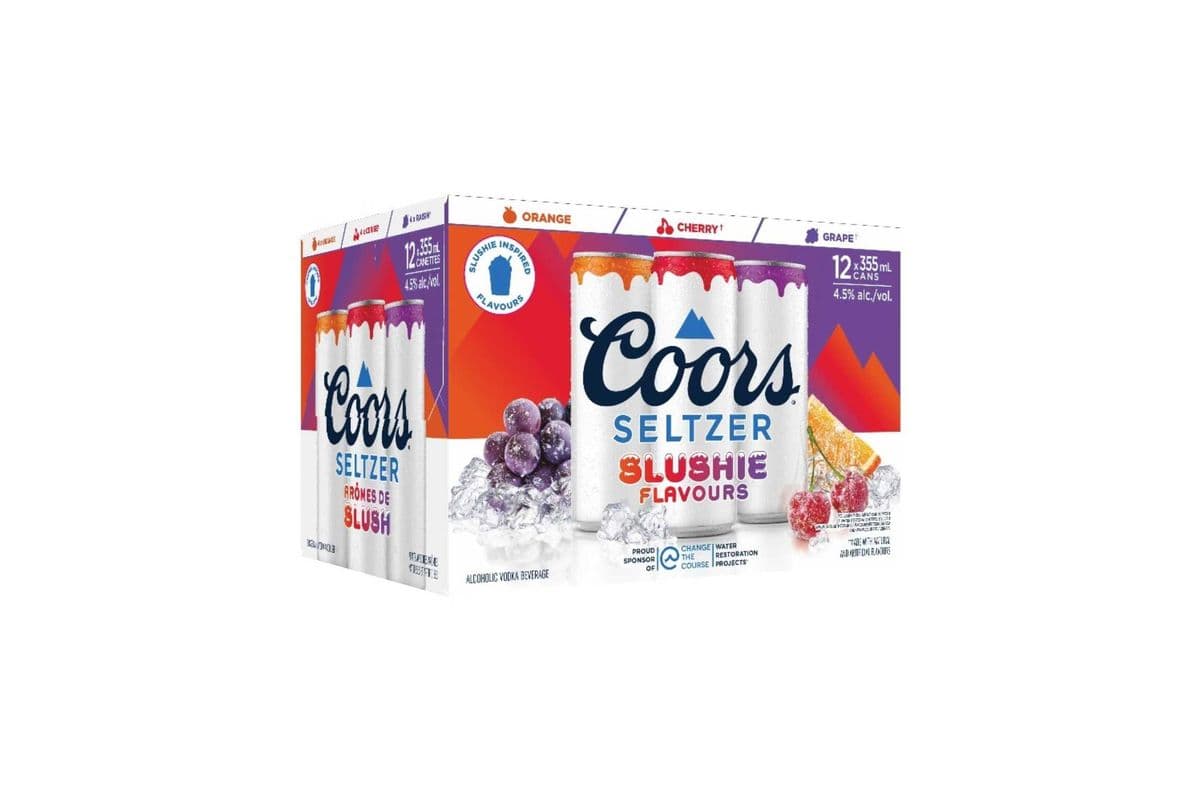 Coors Seltzer Slushie Flavours (12 Cans) (12 x 355ml)