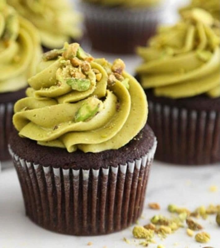 Each Dubai Pistachio Cupcake