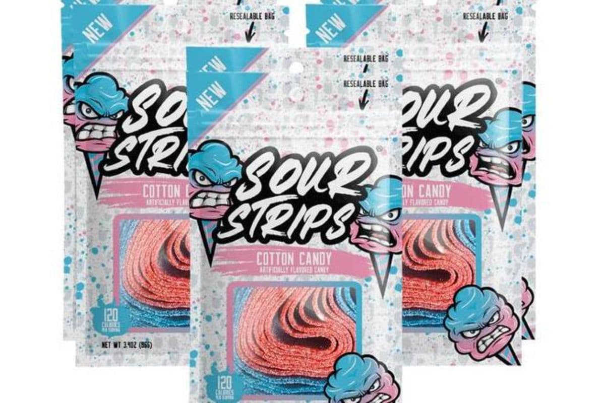 Sour Strips Cotton Candy (96 g)