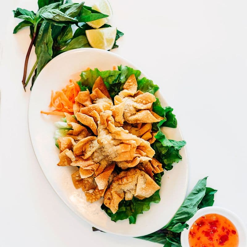A10. Deep Fried Pork Wontons
