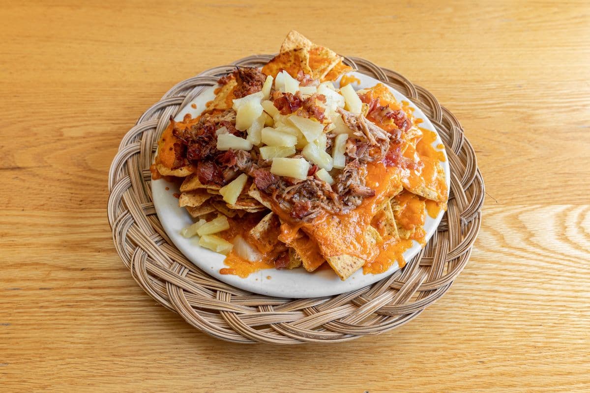 Pig and Pineapple Nachos