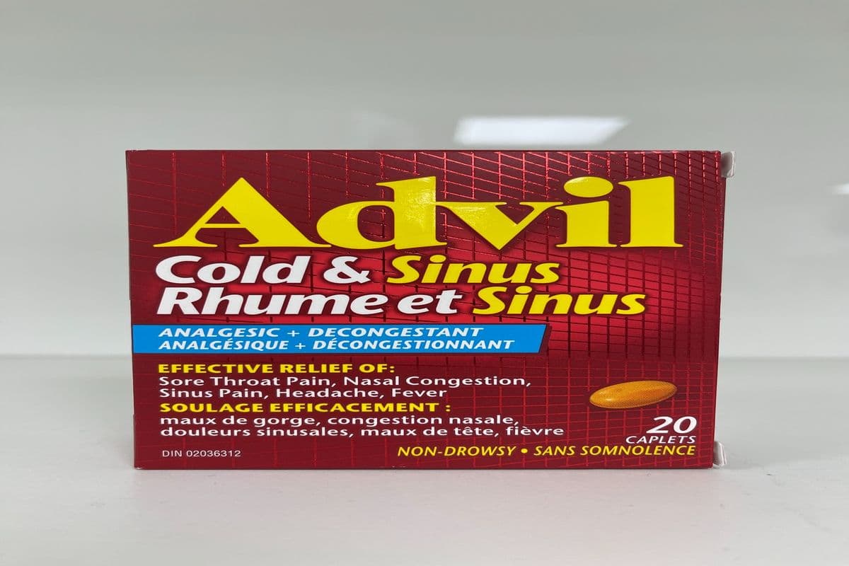 Advil Cold & Sinus (Analgesic + Decongestant) (20 caplets)