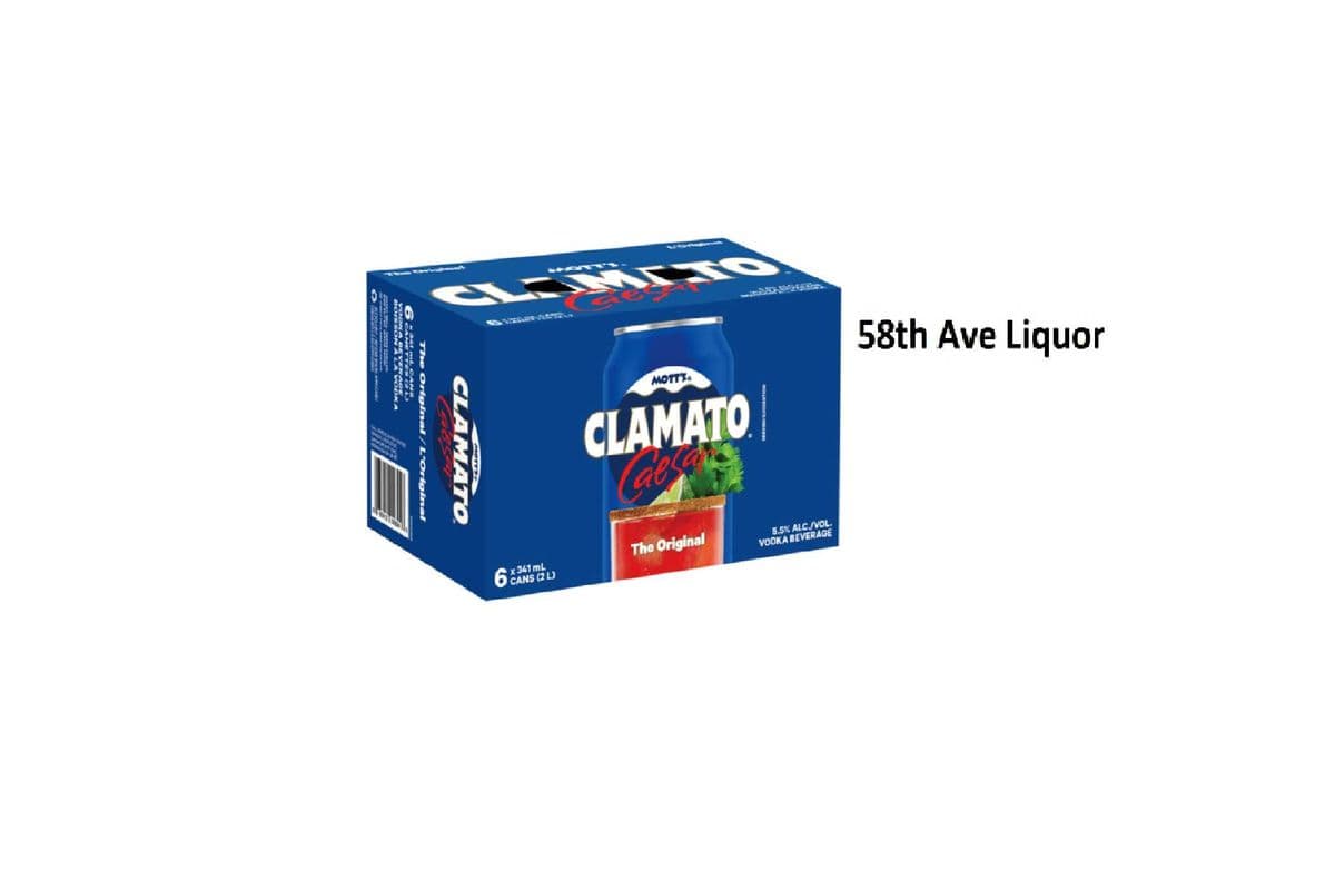 MOTT'S CLAMATO CAESAR ORIGINAL CANS (1 x 6x341ML)
