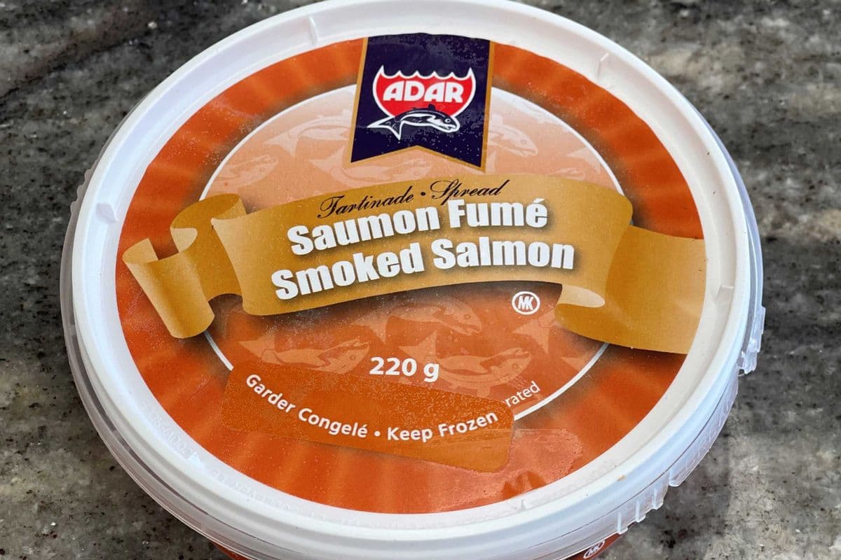 Saumon fume congele / Frozen smoked salmon spread (220 gr)