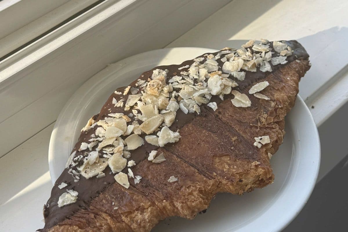 Almond Chocolate Flat Croissant