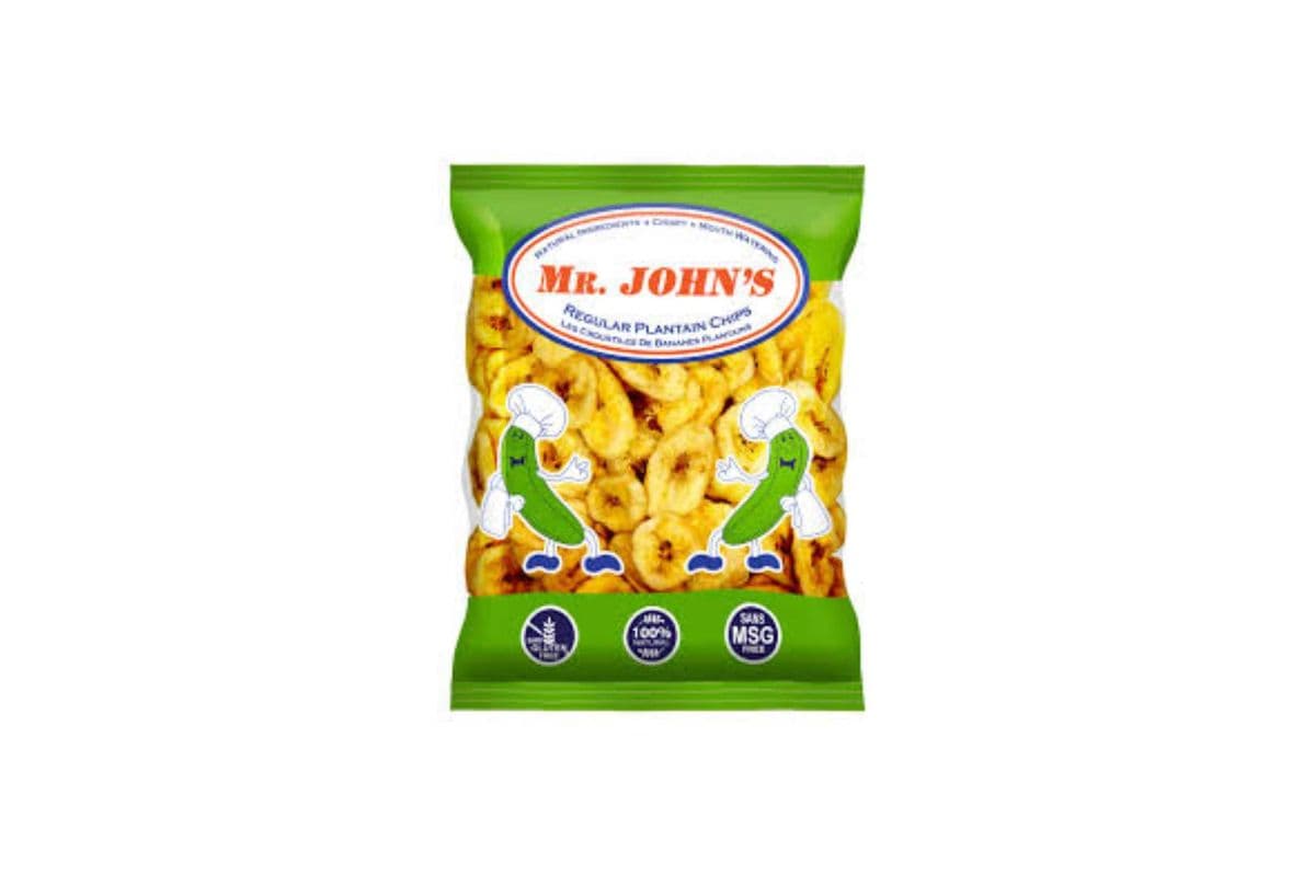 Mr John Plantain Chips Regular Big 300g (Unripe)