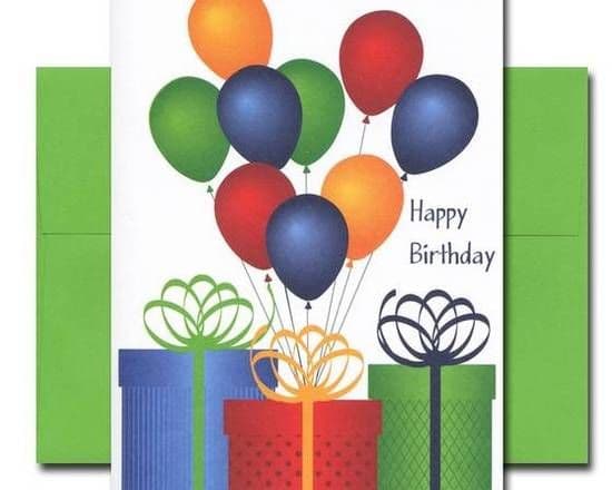 Carte Anniversaire avec Enveloppe/ Birthday Card with Envelope