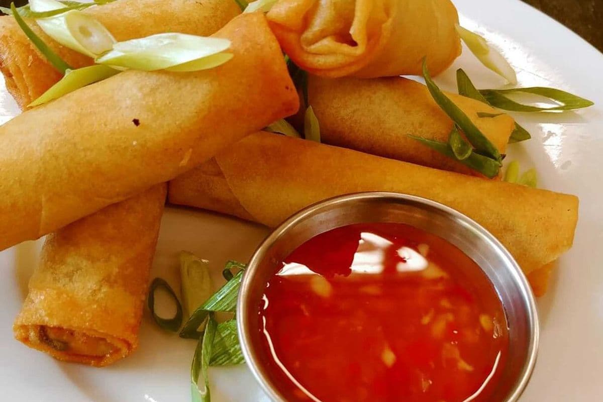 Lumpia (pork spring rolls)