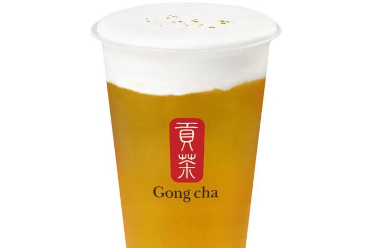 Milk Foam Brewed Tea