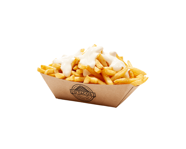 Frites sauce fromagère
