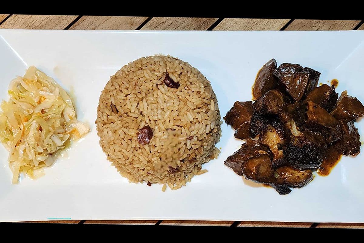 Jerk Pork Dinner